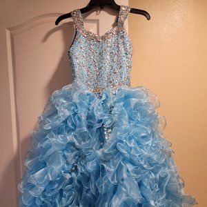 Blue Pageant Dress size 4